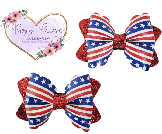 3.5" Flag Bow Set